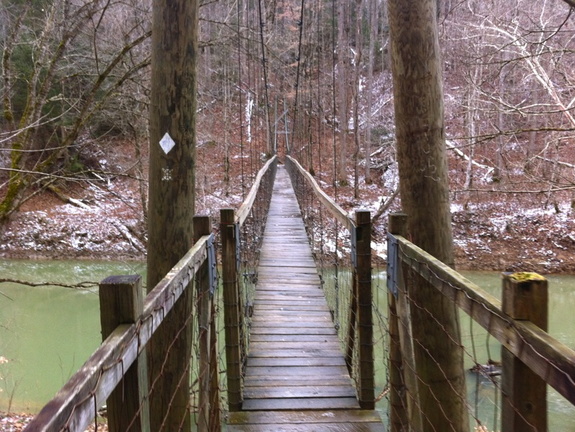 Red River Suspension Bridge - 3